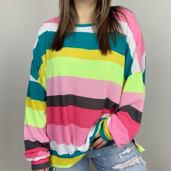 On The Horizon Striped Pullover - Picture 5 of 8